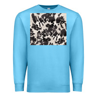 Ocean Blue black and white cowhide tumbler Premium Sweatshirt - BarkalooDesign