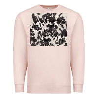 Pale Pink black and white cowhide tumbler Premium Sweatshirt - BarkalooDesign