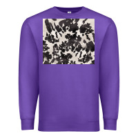 Purple black and white cowhide tumbler Premium Sweatshirt - BarkalooDesign