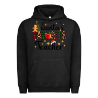 Pigment Black santa's favorite teacher Urban Hoodie - AdoDesignShop