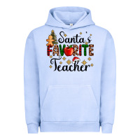 Pigment Grape Ice santa's favorite teacher Urban Hoodie - AdoDesignShop
