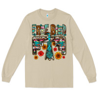 Mushroom western free bird Long Sleeve Tee - OliviaCreatesArt