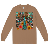 Toasted Coconut western free bird Long Sleeve Tee - OliviaCreatesArt