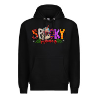 Black spooky summer vibes Premium Hoodie - CowhideDigitalArt