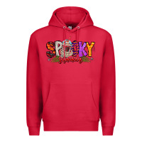 Cardinal spooky summer vibes Premium Hoodie - CowhideDigitalArt