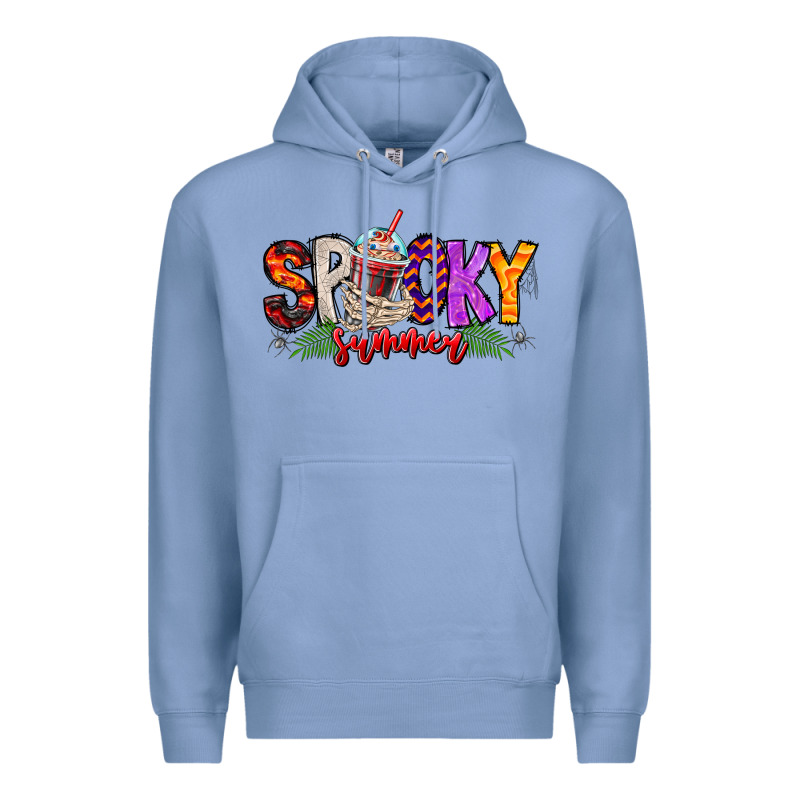 Spooky Summer Vibes Premium Hoodie by CowhideDigitalArt | Teevron