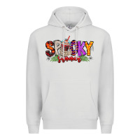 Dove Grey spooky summer vibes Premium Hoodie - CowhideDigitalArt