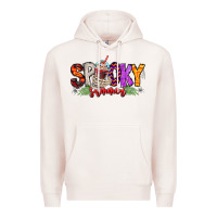Pale Pink spooky summer vibes Premium Hoodie - CowhideDigitalArt