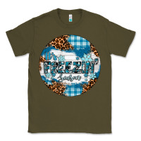 Army Green It's Freezin' Season Classic Tee - RanaPortraitStore