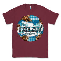 Burgundy It's Freezin' Season Classic Tee - RanaPortraitStore