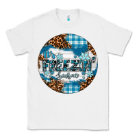 White It's Freezin' Season Classic Tee - RanaPortraitStore