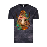 Cloud Black bullskull arrowhead Vintage Tee - Jasminsmagicworld