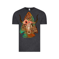Vintage Black bullskull arrowhead Vintage Tee - Jasminsmagicworld