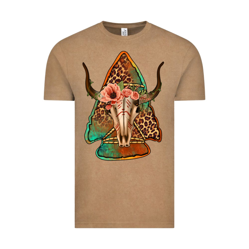 Bullskull Arrowhead Vintage Tee by Jasminsmagicworld | Teevron