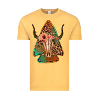Vintage Mustard bullskull arrowhead Vintage Tee - Jasminsmagicworld