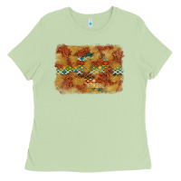 Matcha Aztec Background Pattern Western Ladies Tee - texasbilliewilder