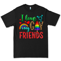 Black I love my gay friends Premium Tee - NancyCooperArtShop