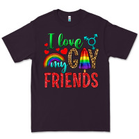 Plum I love my gay friends Premium Tee - NancyCooperArtShop