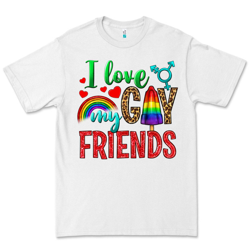 I Love My Gay Friends Premium Tee by NancyCooperArtShop | Teevron