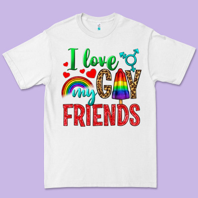 I Love My Gay Friends Premium Tee Designed By Nancycooperartshop