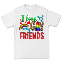White I love my gay friends Premium Tee - NancyCooperArtShop