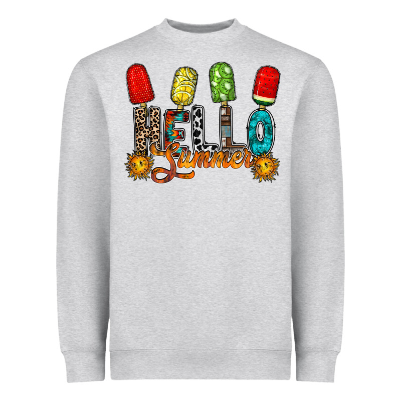 Hello Summer Heavyweight Sweatshirt by RacoonDesign | Teevron