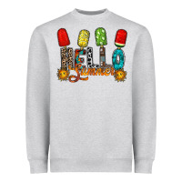 Heather Grey hello summer Heavyweight Sweatshirt - RacoonDesign