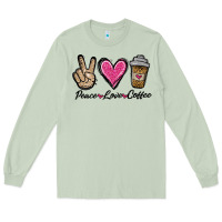 Matcha peace love coffee Long Sleeve Tee - Jasminsmagicworld