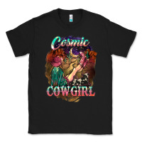 Black Cosmic Cowgirl Classic Tee - HowdyJamesFarm