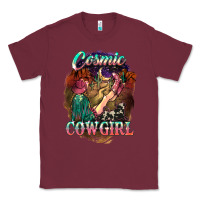 Burgundy Cosmic Cowgirl Classic Tee - HowdyJamesFarm