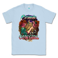 Dusty Blue Cosmic Cowgirl Classic Tee - HowdyJamesFarm