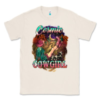 Natural Cosmic Cowgirl Classic Tee - HowdyJamesFarm
