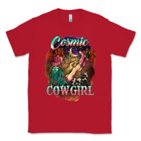 Red Cosmic Cowgirl Classic Tee - HowdyJamesFarm