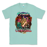 Seafoam Cosmic Cowgirl Classic Tee - HowdyJamesFarm