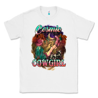 White Cosmic Cowgirl Classic Tee - HowdyJamesFarm
