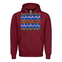 Burgundy armed forces day Zipper Hoodie - Artiststas