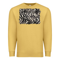 Antique Gold zebra pattern background Premium Sweatshirt - BarkalooDesign