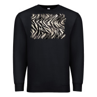 Black zebra pattern background Premium Sweatshirt - BarkalooDesign