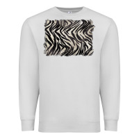 Dove Grey zebra pattern background Premium Sweatshirt - BarkalooDesign