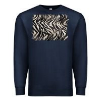 Navy zebra pattern background Premium Sweatshirt - BarkalooDesign