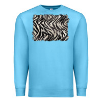 Ocean Blue zebra pattern background Premium Sweatshirt - BarkalooDesign