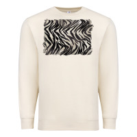 Sandshell zebra pattern background Premium Sweatshirt - BarkalooDesign