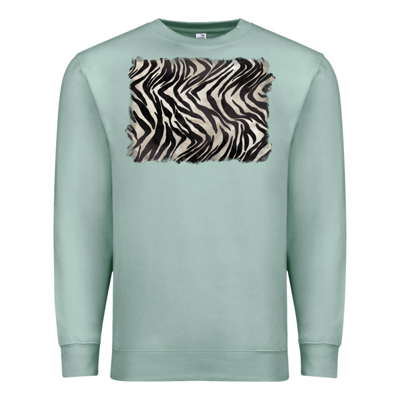 Zebra Pattern Background Premium Sweatshirt by BarkalooDesign | Teevron