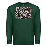 Sports Green zebra pattern background Premium Sweatshirt - BarkalooDesign