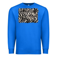 True Royal zebra pattern background Premium Sweatshirt - BarkalooDesign