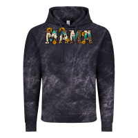 Cloud Black mama sunflower leopard Vintage Hoodie - OliviaCreatesArt