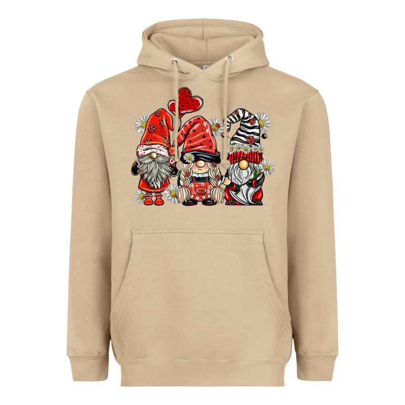 Ladybug  Gnomies Heavyweight Hoodie by BarkalooDesign | Teevron
