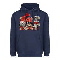 Navy ladybug  gnomies Heavyweight Hoodie - BarkalooDesign