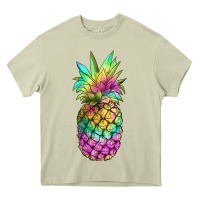Mossy tie dye pineapple Heavy Core Tee - JahusDesignShop