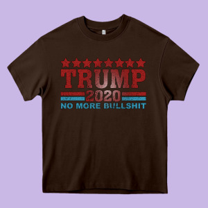 Trump 2020 Heavy Core Tee Designed By Bettercallsaul